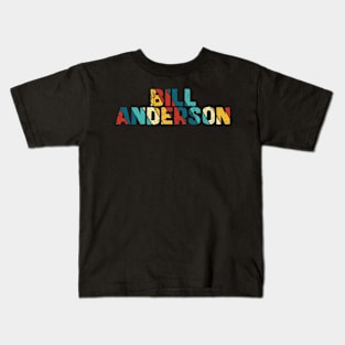 Retro Color - Bill Anderson Kids T-Shirt